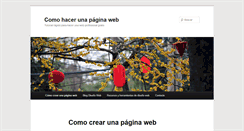 Desktop Screenshot of comohacerunapaginaweb.pro